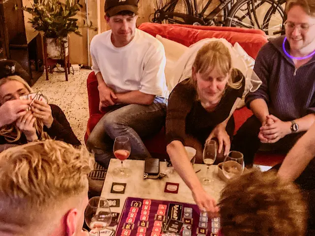 People playing Popularity: After dinner